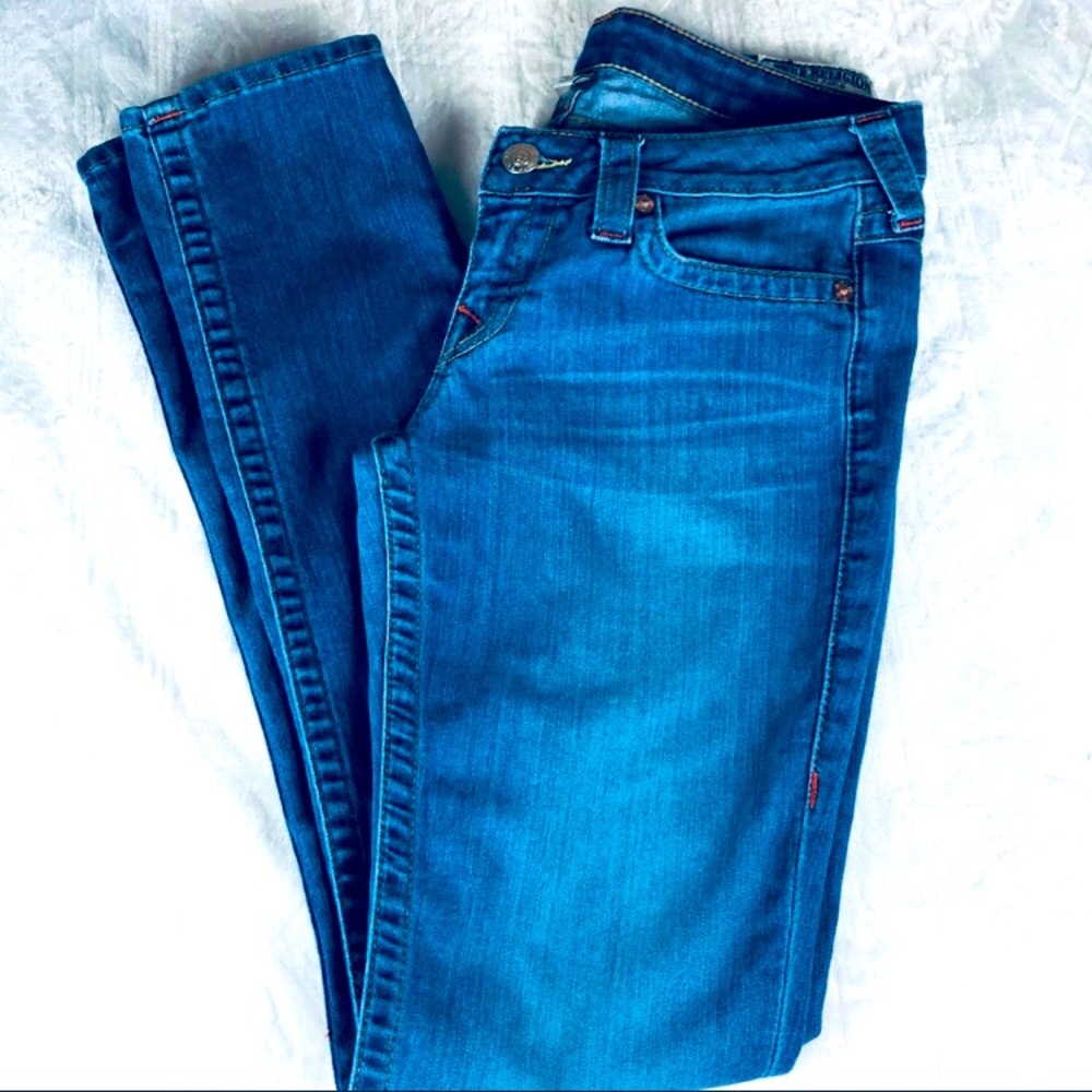 True Religion Sz 28 Section Skinny Jeans